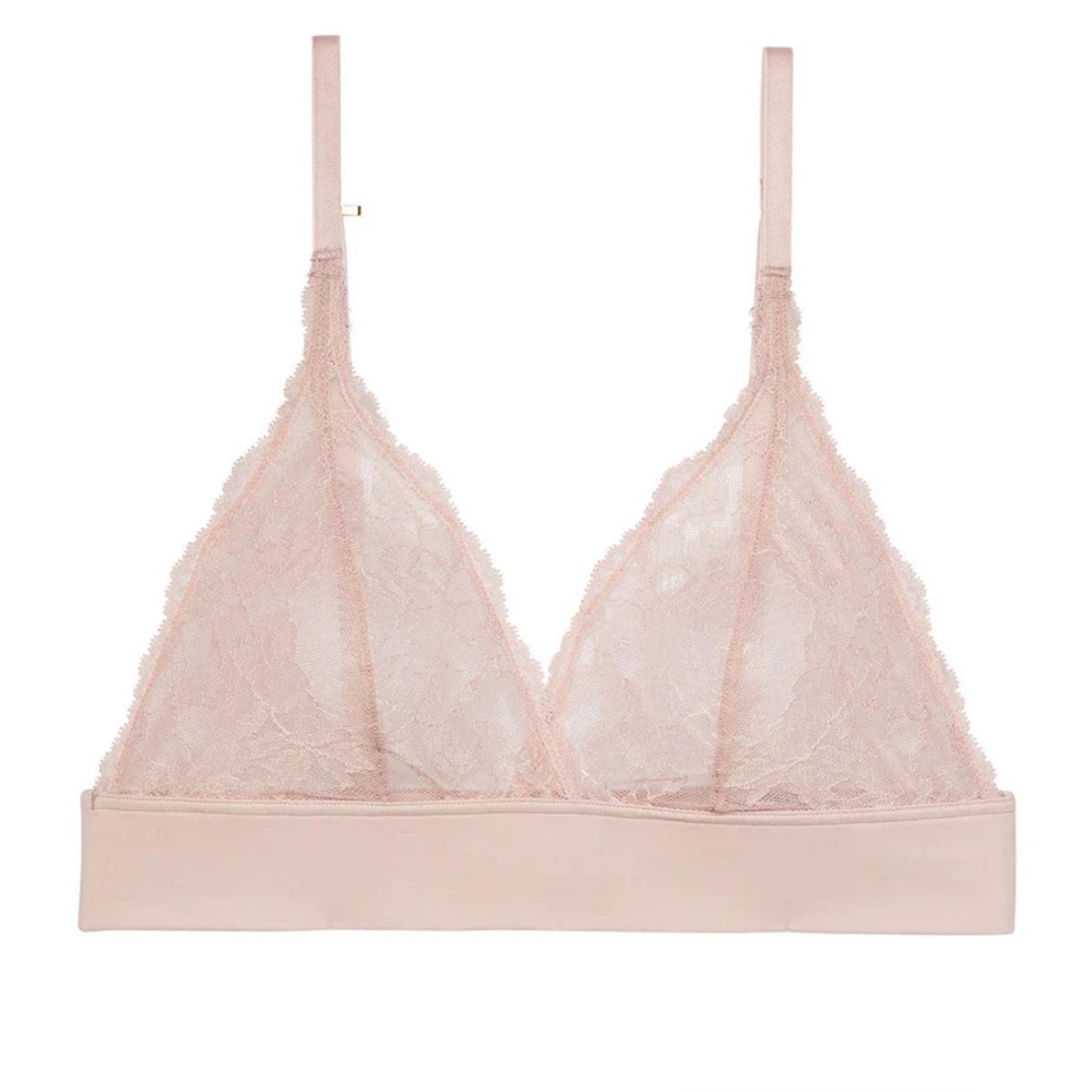 New Natori Eclipse Convertible Bralette in Rose Beige Size XS Style 725254